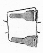 2100-BB-2A - MICRO ARTERY CLAMP PAIR W/FRAME 0.6-1.4mm VSSL 11mm