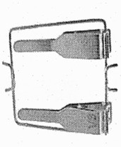 2100-BB-3A - MICRO ARTERY CLAMP PAIR W/FRAME 1 - 2.2mm VSSL 16mm