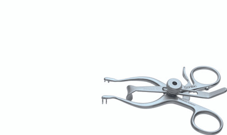 230-511 - MICRO WEITLANER/HENLEY RETRACTOR W/CTR BLADES & LOCKING ARMS 4 3/4"
