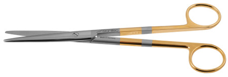 2400-198 - MAYO STILLE SCISSORS ROUND BLADES POWER-CUT-GOLD STRAIGHT 7 1/2"