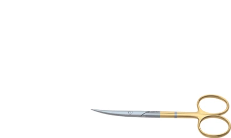 2400-446 - KILNER SCISSORS POWER-CUT-GOLD CURVED 4 7/8"