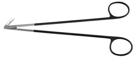 2400-748A - DIETHRICH-REUL SCISSORS LONG THIN MICRO BLADES POWER-CUT-BLACK 125° ANGLE 7"