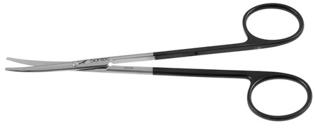 2400-813A - METZENBAUM SCISSORS POWER-CUT-BLACK CURVED EXTRA DELICATE 5 1/4"