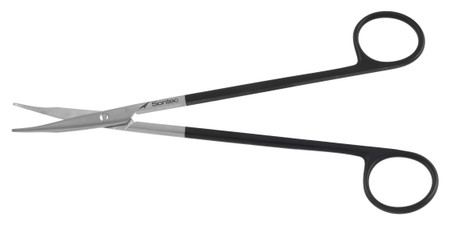 2400-829 - JAMESON TENOTOMY SCISSORS POWER-CUT-BLACK CURVED 7"