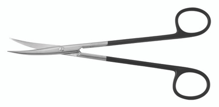 2400-871 - LILLEHEI POTTS SCISSORS POWER-CUT-BLACK CURVED SHARP 6 3/4"