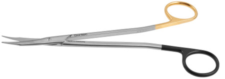 2405-829E - JAMESON TENOTOMY SCISSORS CURVED TC-POWER CUT SPREAD ERGONOMIC HANDLE 7"