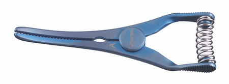 2600-0943 - TITANIUM WELDON BULLDOG ARTERY CLAMP SLIGHT CURVED 13mm x 35mm FS