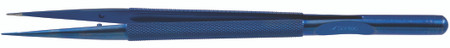2600-532 - TITANIUM MICRO TYING FORCEPS W/PLATFORM ROUND HANDLE TC DUST STRAIGHT 0.6mm 7 1/8" COUNTER WEIGHT W/PIN