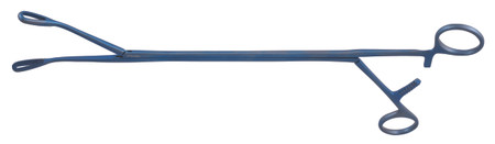 2601-823 - TITANIUM VATS FOERSTER CLAMP W/RATCHET 12X24mm JAW CURVED LEFT 13.75" (35cm)