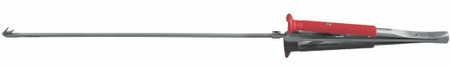 2800-211S - HEARTLINE MINI POTTS VASCULAR SCISSORS 3mm Ø SHAFT 125° 8mm BLADES SQUEEZE HANDLE 18.8cm WORKING LENGTH