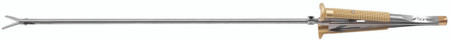 2800-248L - HEARTLINE COOLEY SCISSORS 5mm Ø SHAFT 15° CURVED BLADES TC SQUEEZE HANDLE 29.3cm WORKING LENGTH