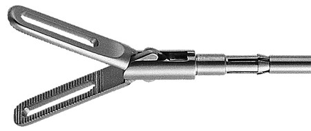 2901-216 - DORSEY GRASPING FORCEPS FENESTRATED DOUBLE ACTION JAWS Ø5mm TUBE SHAFT 20mm JAW LENGTH 360mm 2901-216 - DORSEY GRASPING FORCEPS FENESTRATED DOUBLE ACTION JAWS Ø5mm TUBE SHAFT 20mm JAW LENGTH 360mm