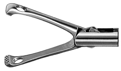 2901-233S - BABCOCK GRASPING FORCEPS FENESTRATED DOUBLE ACTION JAWS Ø5mm TUBE SHAFT 20mm JAW LENGTH 330mm