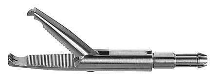 2901-236S - GRASPING FORCEPS W/MOUSE TEETH SINGLE ACTION JAWS Ø5mm TUBE SHAFT 13.5mm JAW LENGTH 330mm
