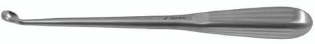 320-858 - BRUNS CURETTE OVAL CUP ANGLE 9" SIZE  6