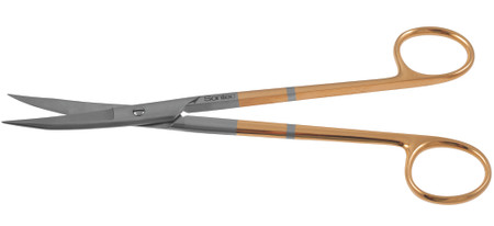 350-860 - DAVIS CARTILAGE SCISSORS POWER-CUT SERRATED CURVED 6 3/4"