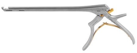 404-342C - CONVERTIBLE SONTEC-KERRISON RONGEUR W/EJECTOR PIN 10 MM OPENING 40° FORWARD 6 MM ULTRA-THIN-FOOTPLATE 8"