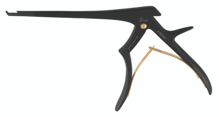 404-491B - KERRISON RONGEUR BLACK CERAMITEC 40° FORWARD UP 2mm 6"