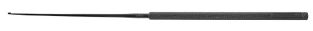 413-014SB - RHOTON CURETTE 45° ANGLE 1x2mm CUP 7 1/2" #14 BLACK STAINLESS STEEL