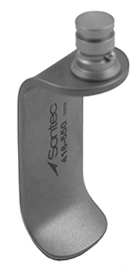 416-550 - TITANIUM CASPAR BLADE BLUNT 45mm x 20mm Quick Release