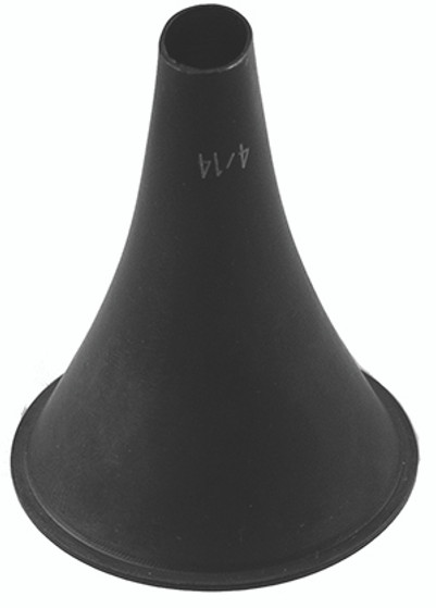 465-237B - BLACK FARRIOR EAR SPECULA OVAL 6.5mm x 7.5mm SIZE 7