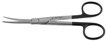 475-170B - BROWN SCISSORS POWER-CUT-BLACK CURVED 5 3/4"
