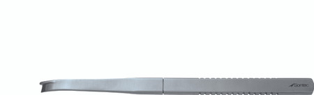 475-768 - PLASTIC SURGERY OSTEOTOME SINGLE GUARD CURVED 8mm 8" RIGHT