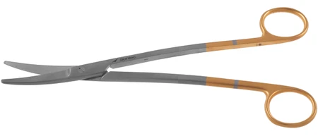508-602 - PRATT RECTAL SCISSORS CLASSIC S-SHAPED BLUNT CURVED 8 1/4"