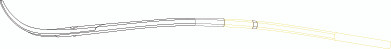508-608 - STRATTE SCISSORS S-CURVED POWER CUT GOLD STRONG CURVE 10"