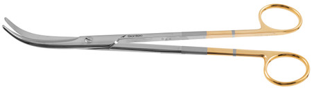 508-621 - HEANEY THOREK SCISSORS BEVELED BLADES RIGHT ANGLE POWER-CUT-GOLD 9"