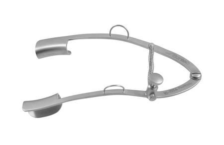 10-1554 - WEISS EYE SPECULUM ADULT SOLID BLADES 17mm
