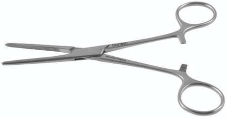 1100-150Q - ROCHESTER CARMALT FORCEPS LONGITUDINAL CROSS HATCH TIP STRAIGHT 6 1/4" QUANTUM