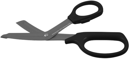 1100-209-BLACK - UTILITY SCISSORS CLASSIC PLASTIC HANDLES COATED BLADES 8 1/4" BLACK