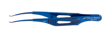 T14-1847 - TITANIUM COLIBRI FORCEPS W TYING PLATFROM .2mm 1X2 TEETH
