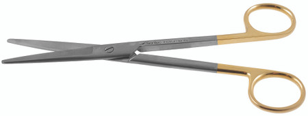1100-274Q - MAYO DISSECTING SCISSORS BEV BLADES TC STRAIGHT 6 3/4" QUANTUM