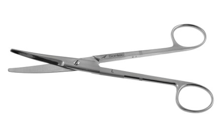 1100-256L - MAYO DISSECTING SCISSORS CLASSIC BEVELED BLADES CURVED 6 3/4" LEFT