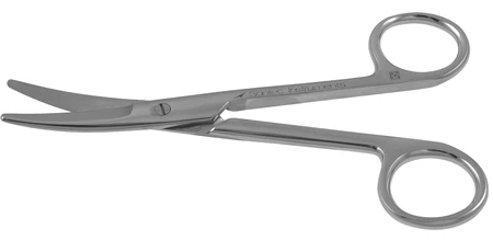 1100-254Q - MAYO DISSECTING SCISSORS CLASSIC BEV BLADES CURVED 5 1/2" QUANTUM