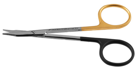 1200-499Q - STEVENS TENOTOMY SCISSORS TC-POWER CUT LONG CURVED BLUNT 4 1/2" QUANTUM