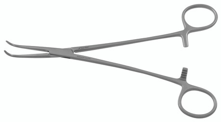 150-353Q - JACOBSON GEMINI MIXTER FORCEPS RIGHT ANGLE FULL CURVED TIP 8" QUANTUM