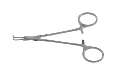2200-519Q - OCHSNER FORCEPS EXTRA-FINE TAPERED JAW 90° 4 3/4" QUANTUM