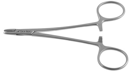 130-508Q - DERF NEEDLE HOLDER SERRATED TIP 4 3/4" QUANTUM