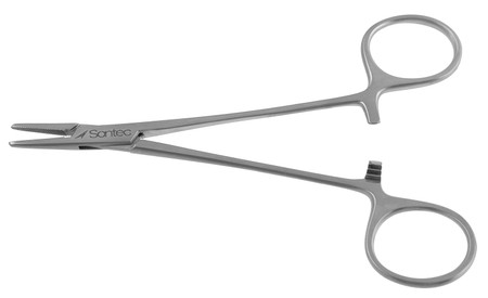 130-517Q - HALSEY NEEDLE HOLDER SERRATED TIP 5" QUANTUM