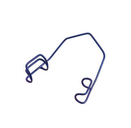 T10-1014 - TITANIUM WIRE SPECULUM 10mm CLOSED BLADES 18mm SPREAD W/RIGHT 3RD EYELID BLADE