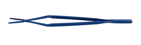 2600-5580 - TITANIUM DEBAKEY DOUBLE ACTION FORCEPS ROUND HANDLE 2.5mm 10" COUNTER WEIGHT