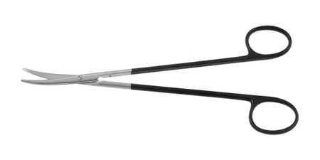 2400-873 - LILLEHEI POTTS SCISSORS POWER-CUT-BLACK SLIGHTLY CURVED BLUNT 7"