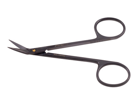 1200-9901 - CONVERSE SCISSORS CERAMITEC GOLD SCREW POWER CUT ONE SERRATED BLADE 4 1/4"