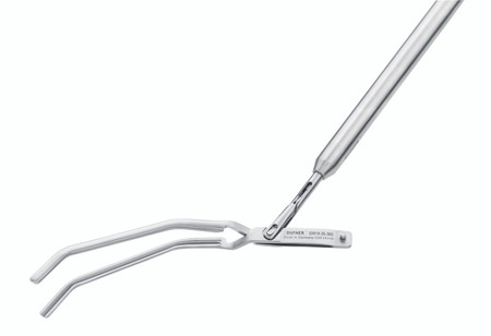 20919-35-365 - DEBAKEY BULLDOG CLAMP FOR ROBOTIC ENDOSCOPE CURVED SATINSKY 70MM OVERALL LENGTH 125MM