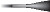 1100-586S3 - LUXATOR ELEVATOR SHORT HANDLE STRAIGHT 3mm 5"