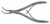 1100-595 - FRAGMENT FORCEPS W/SPRING ANGLE 5"
