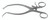1100-630G - GELPI 1st GENERATION DEEP ANGLE RETRACTOR DEEP 7 1/2"